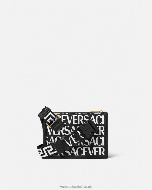 tašky X8X8P1501 Versace celoplošná taška na opasok vytlačiť muži