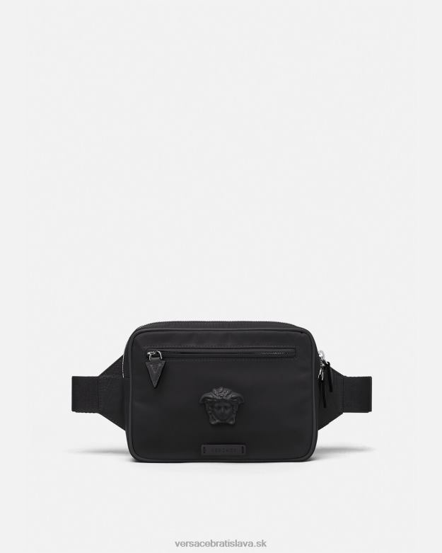 tašky X8X8P1492 Versace taška na opasok la medusa čierna muži