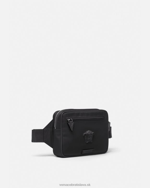 tašky X8X8P1492 Versace taška na opasok la medusa čierna muži