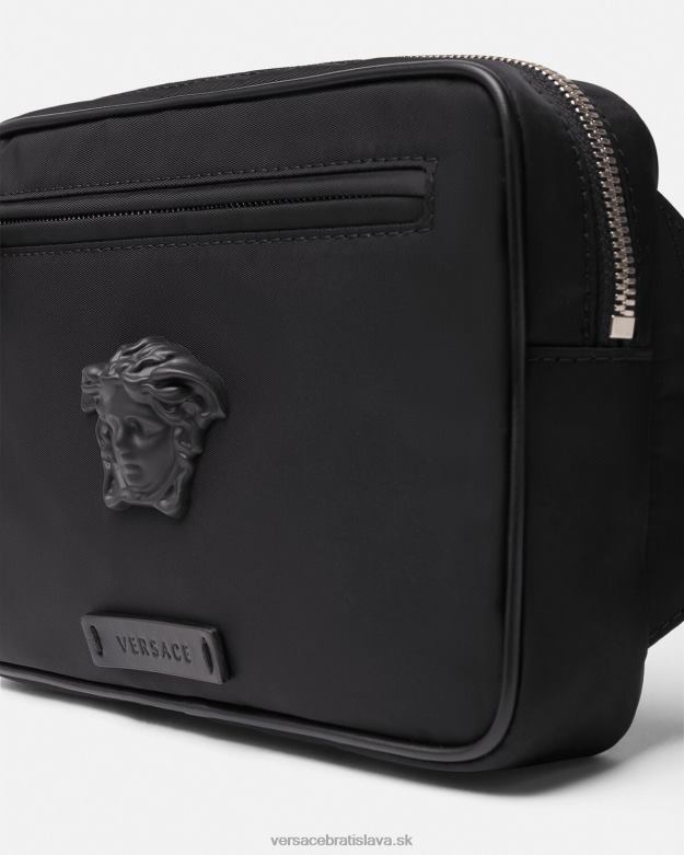 tašky X8X8P1492 Versace taška na opasok la medusa čierna muži