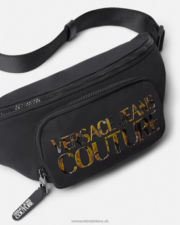 tašky X8X8P2493 Versace taška na opasok s logom viacfarebný muži