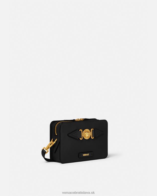 tašky X8X8P1464 Versace medusa biggie malá messenger taška čierna muži