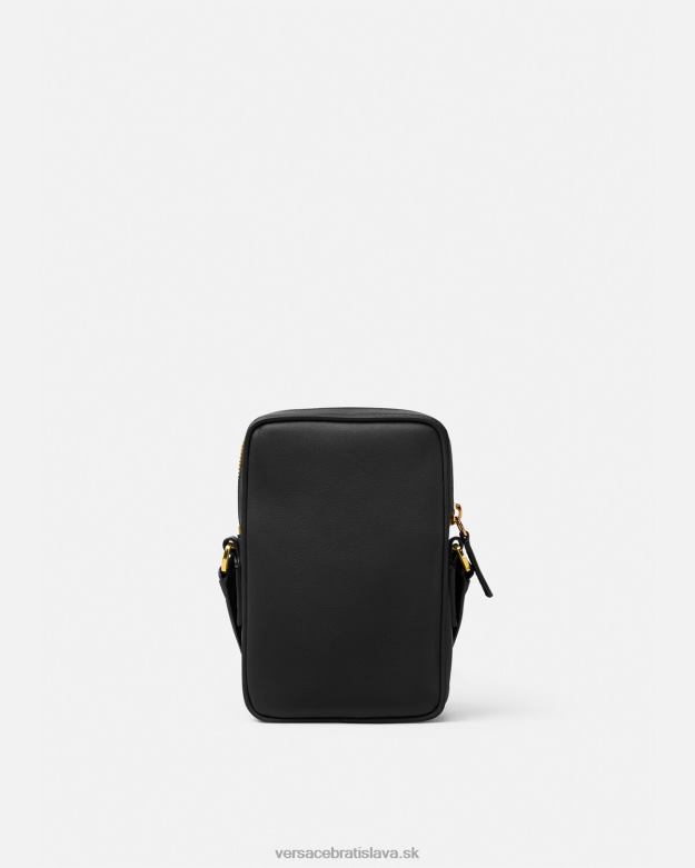 tašky X8X8P1465 Versace malá crossbody kabelka medusa biggie čierna muži