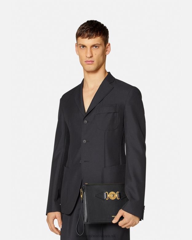 tašky X8X8P1466 Versace medusa biggie vrecúško čierna muži