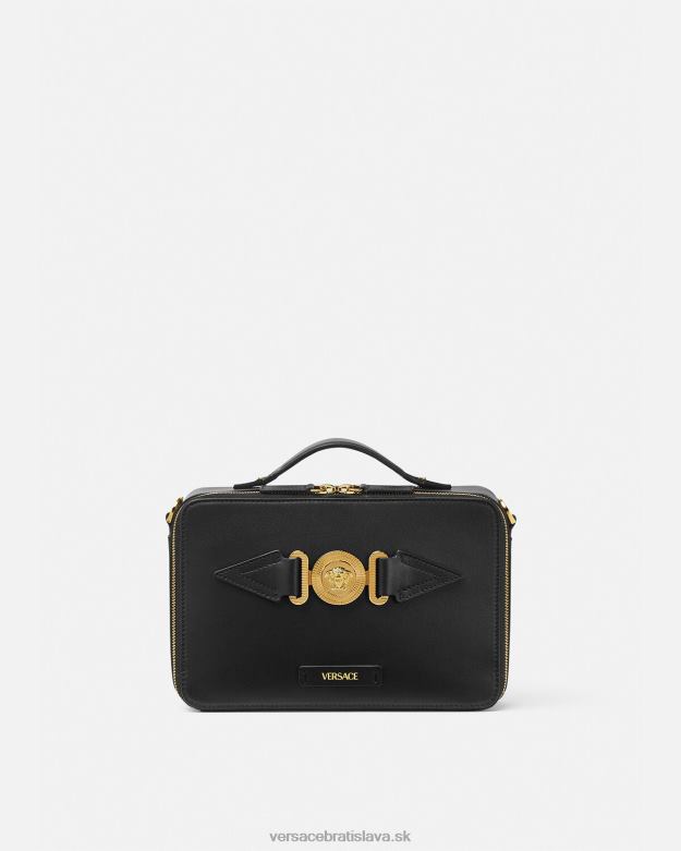 tašky X8X8P1468 Versace taška medusa biggie messenger čierna muži