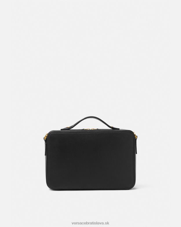 tašky X8X8P1468 Versace taška medusa biggie messenger čierna muži