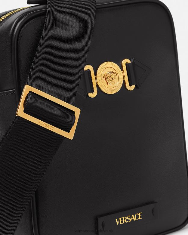 tašky X8X8P1469 Versace crossbody kabelka medusa biggie čierna muži