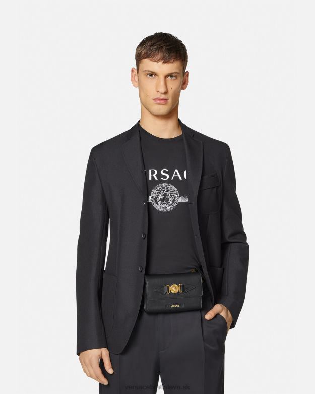 tašky X8X8P1470 Versace taška na opasok medusa biggie čierna muži