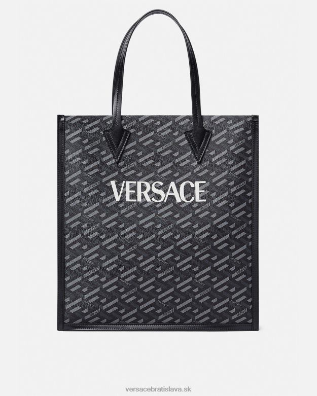 tašky X8X8P1477 Versace la greca signature vysoká kabelka vytlačiť muži