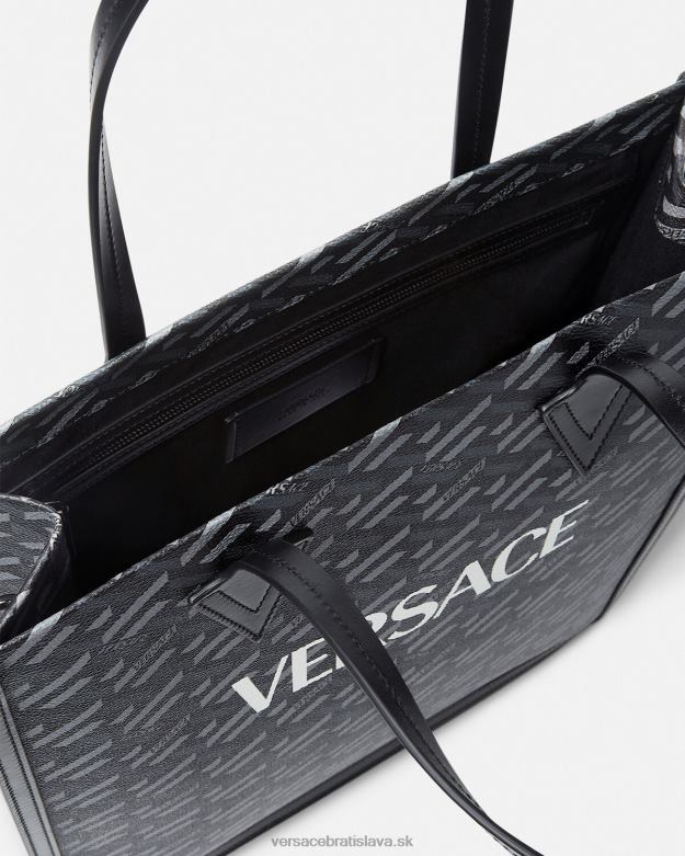 tašky X8X8P1477 Versace la greca signature vysoká kabelka vytlačiť muži