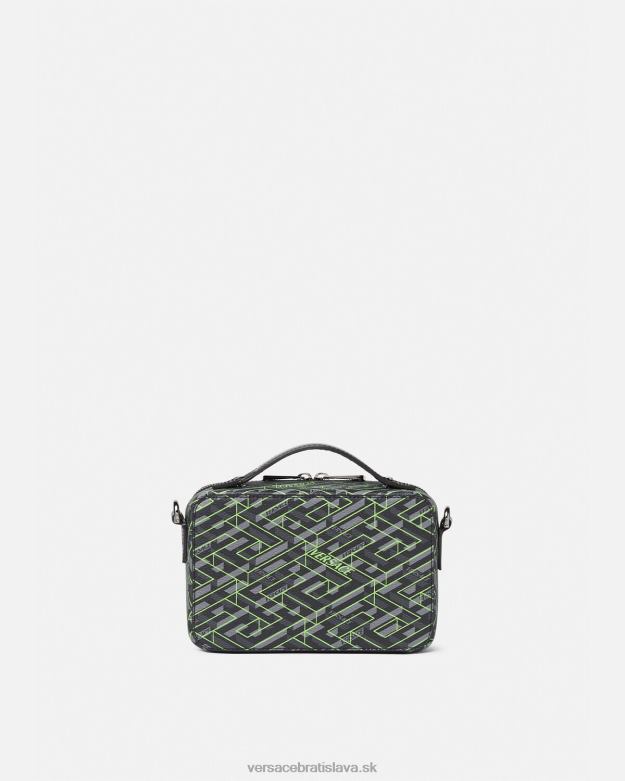 tašky X8X8P1478 Versace la greca podpis malá messenger taška vytlačiť muži