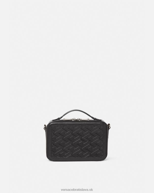 tašky X8X8P1479 Versace la greca podpis malá messenger taška čierna muži