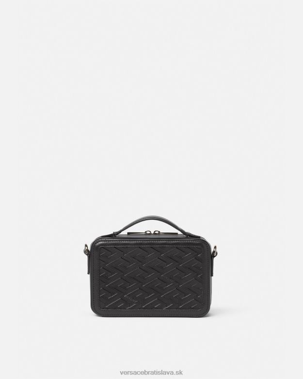 tašky X8X8P1479 Versace la greca podpis malá messenger taška čierna muži