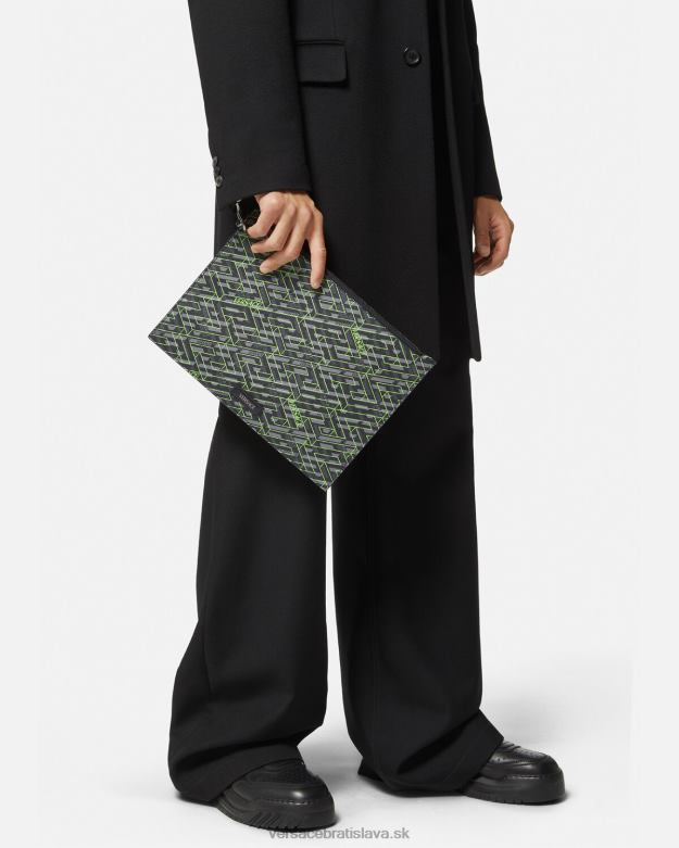 tašky X8X8P1480 Versace vrecko na podpis la greca vytlačiť muži