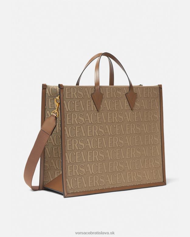 tašky X8X8P1506 Versace celoplošná kabelka hnedá muži