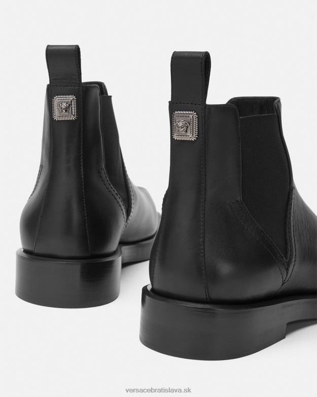 topánka X8X8P1580 Versace hranaté chelsea boots čierna muži