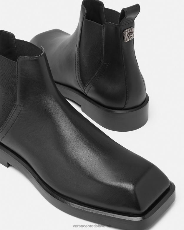 topánka X8X8P1580 Versace hranaté chelsea boots čierna muži