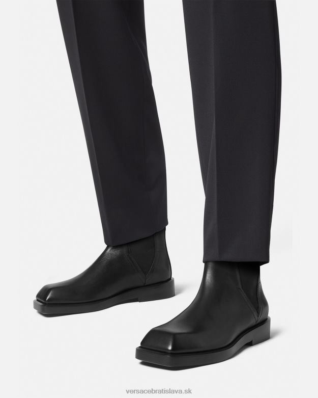 topánka X8X8P1580 Versace hranaté chelsea boots čierna muži