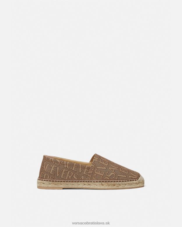 topánka X8X8P1563 Versace celoplošné espadrilky hnedá muži