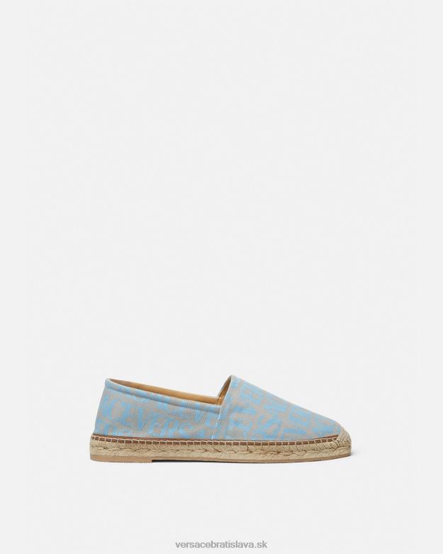 topánka X8X8P1564 Versace celoplošné espadrilky vytlačiť muži