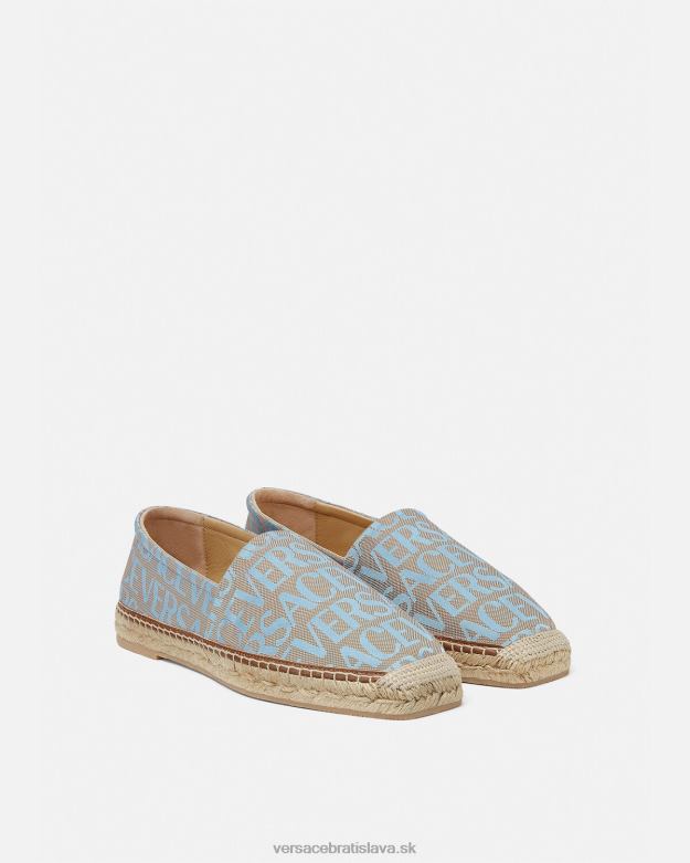 topánka X8X8P1564 Versace celoplošné espadrilky vytlačiť muži