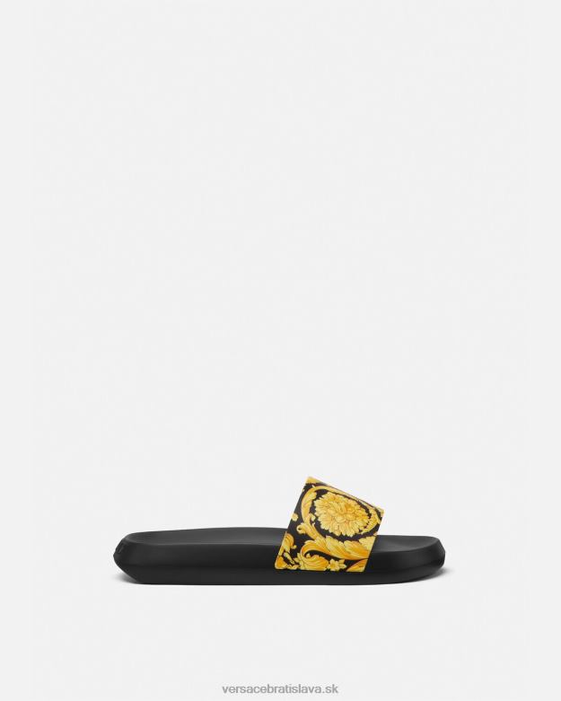 topánka X8X8P1594 Versace barocco slidery vytlačiť muži
