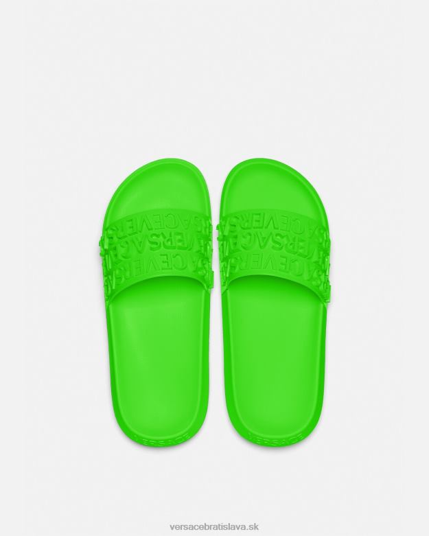 topánka X8X8P1597 Versace celoplošné posuvníky zelená muži