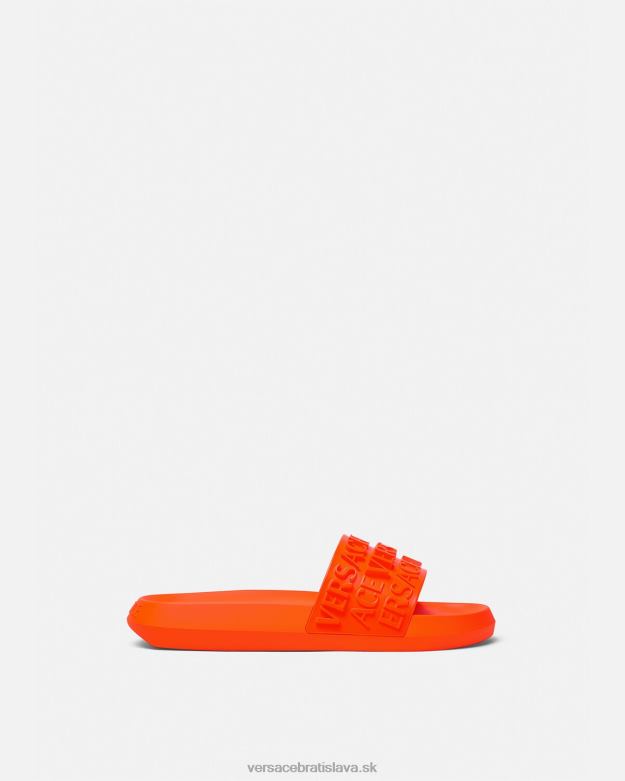 topánka X8X8P1598 Versace celoplošné posuvníky oranžová muži