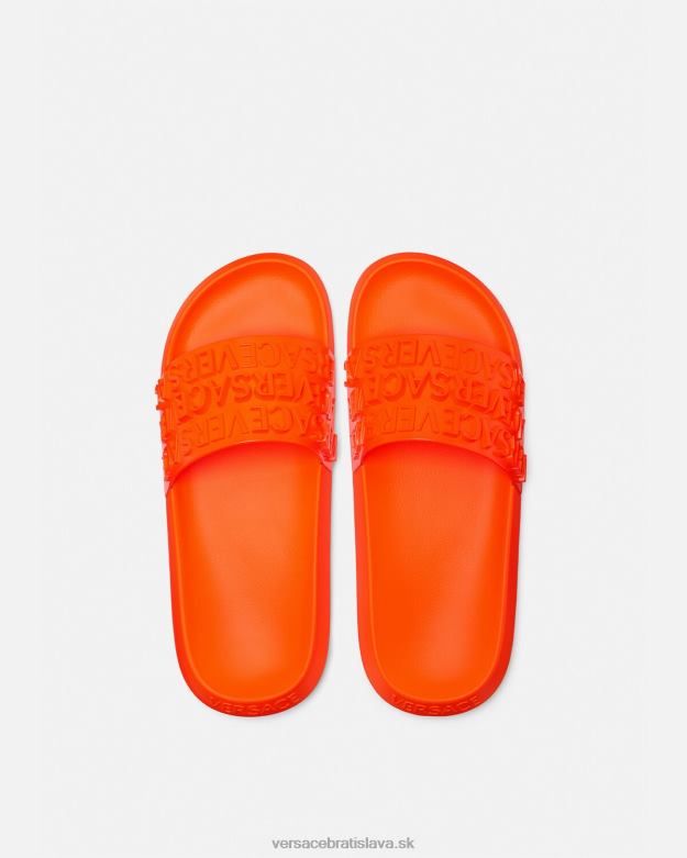 topánka X8X8P1598 Versace celoplošné posuvníky oranžová muži