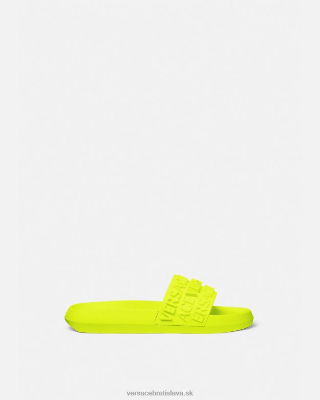 topánka X8X8P1599 Versace celoplošné posuvníky vápno muži