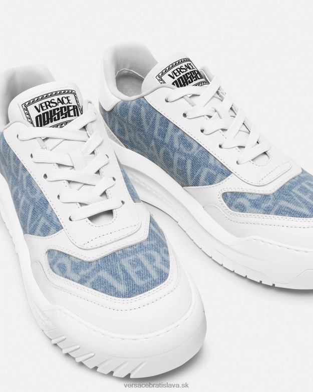 topánka X8X8P1514 Versace celoplošné tenisky odissea biely muži