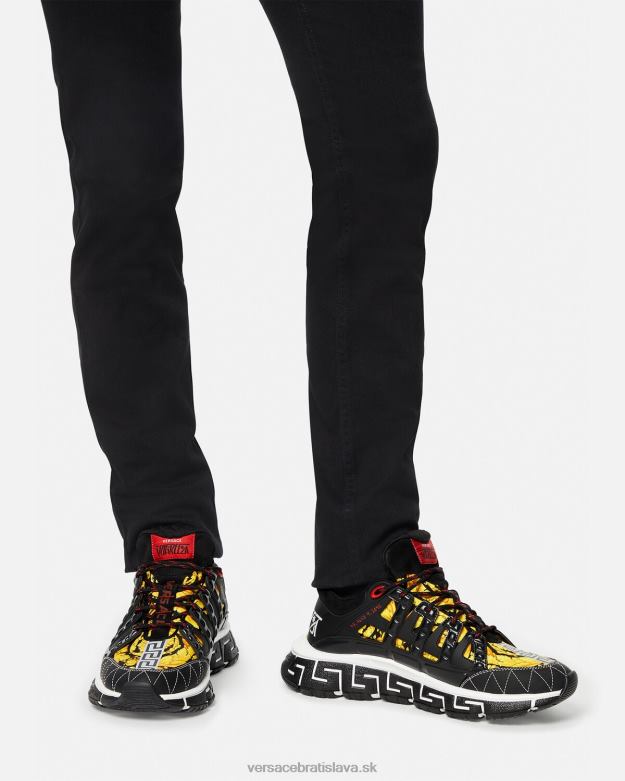 topánka X8X8P1528 Versace tenisky trigreca vytlačiť muži