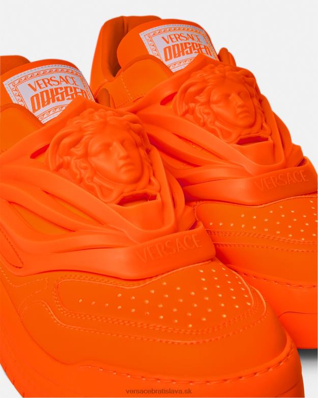 topánka X8X8P1538 Versace tenisky odissea oranžová muži