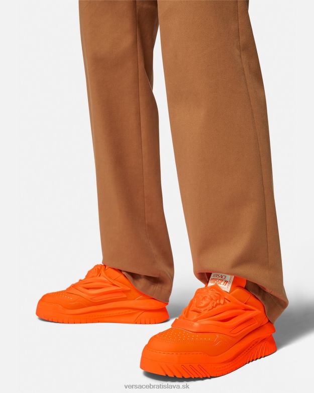 topánka X8X8P1538 Versace tenisky odissea oranžová muži