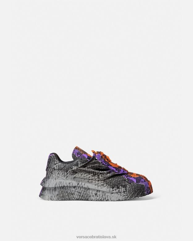 topánka X8X8P1539 Versace tenisky python greca print odissea vytlačiť muži