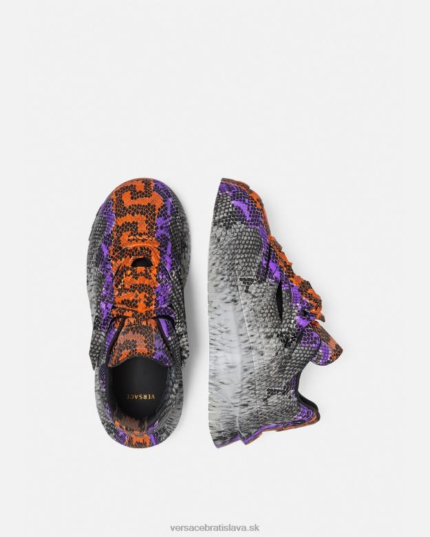 topánka X8X8P1539 Versace tenisky python greca print odissea vytlačiť muži