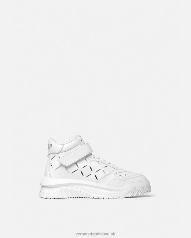 topánka X8X8P1541 Versace strihané tenisky odissea biely muži