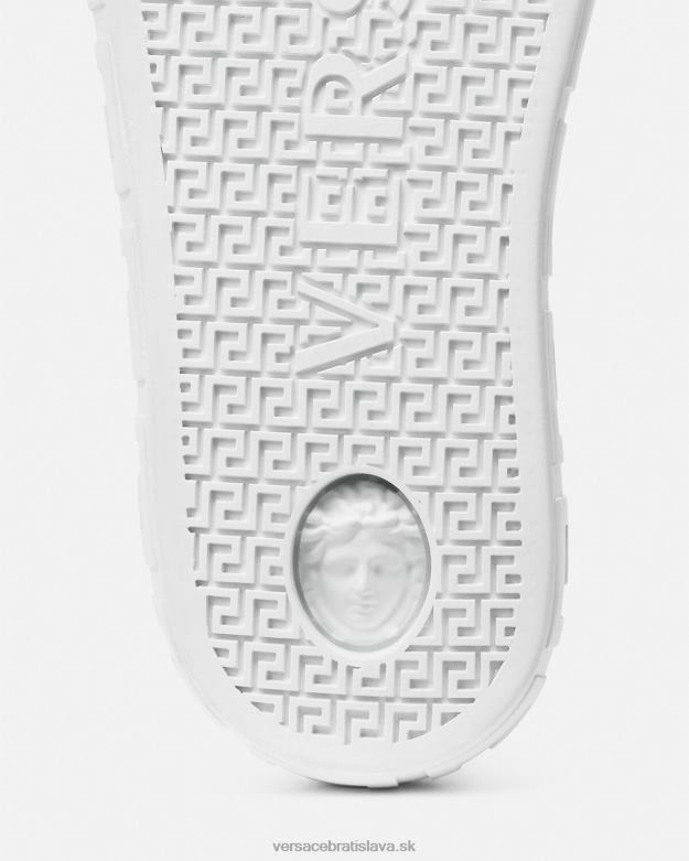 topánka X8X8P1548 Versace celoplošné denim greca tenisky svetlo modrá muži