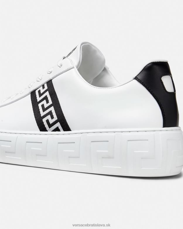topánka X8X8P1551 Versace tenisky greca čierna biela muži