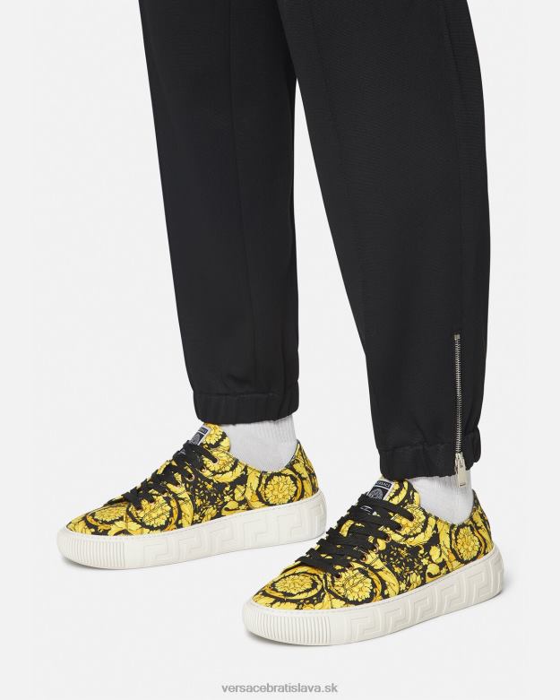 topánka X8X8P1553 Versace tréneri barocco greca vytlačiť muži