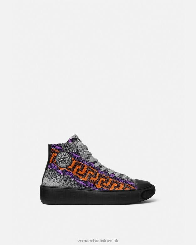 topánka X8X8P1554 Versace tenisky s potlačou python greca jedna farba muži