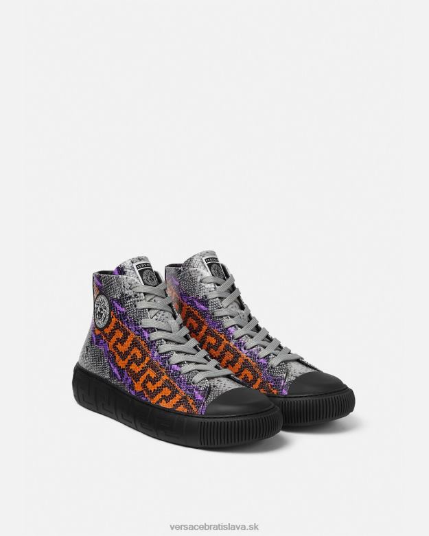 topánka X8X8P1554 Versace tenisky s potlačou python greca jedna farba muži