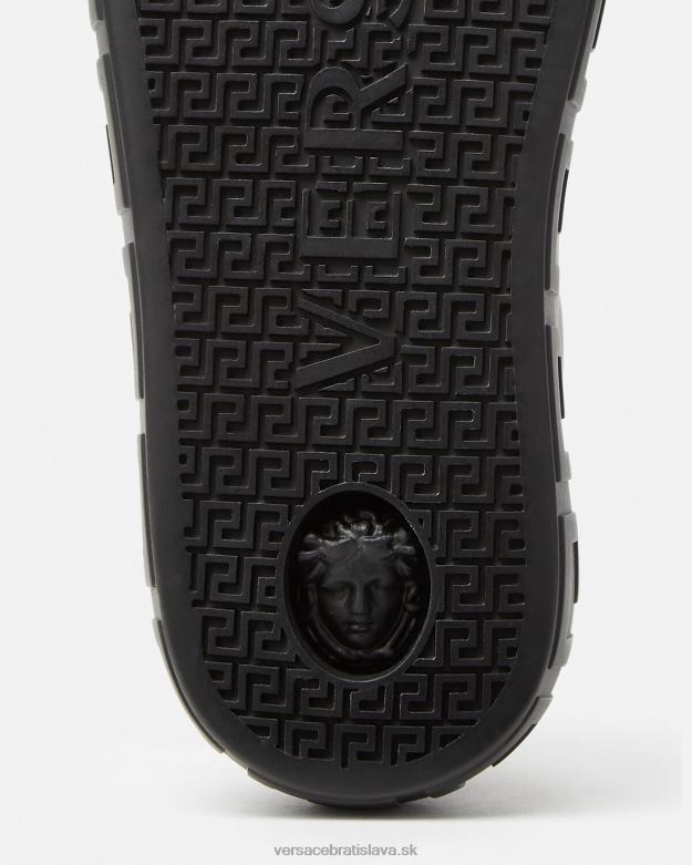 topánka X8X8P1555 Versace trenažéry grécka s hrotmi čierna muži