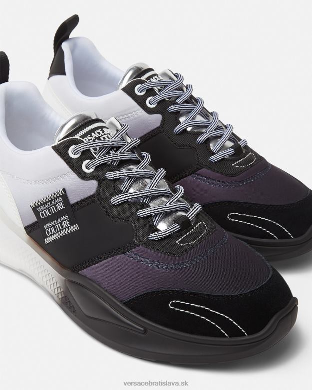 topánka X8X8P2455 Versace tenisky levion čierna a tlač muži