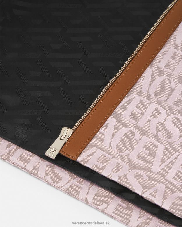 oblečenie X8X8P26 Versace celoplošné mini šaty ružová a potlač ženy