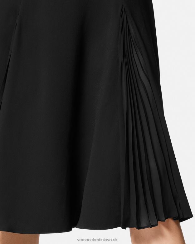 oblečenie X8X8P41 Versace midi šaty medusa \'95 čierna ženy