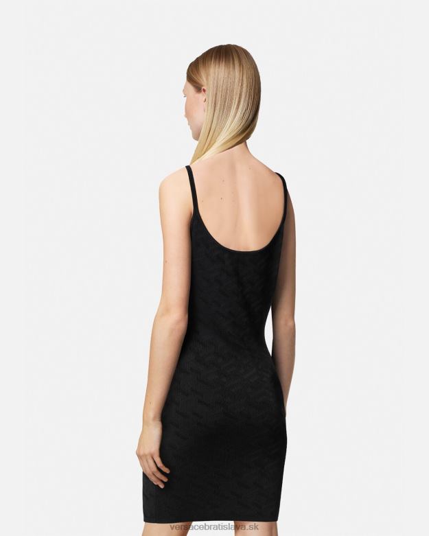 oblečenie X8X8P42 Versace minišaty medusa \'95 la greca čierna ženy