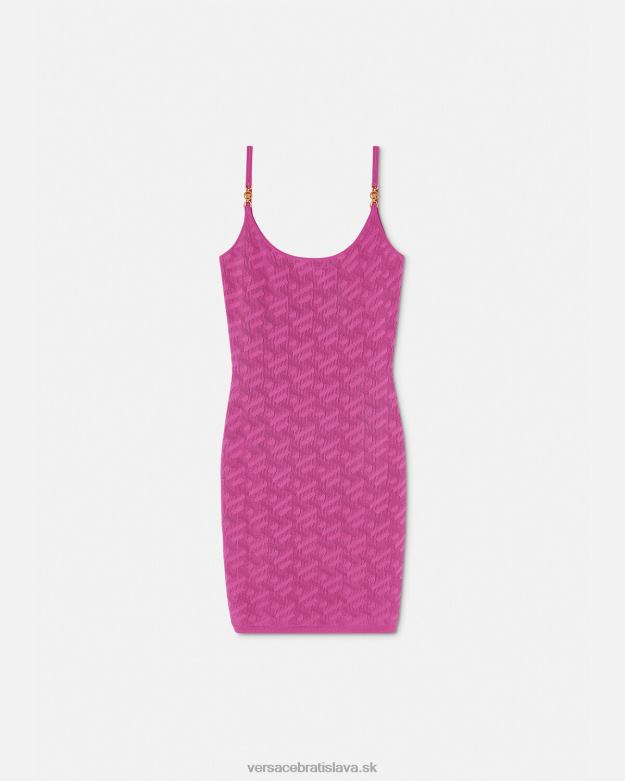 oblečenie X8X8P65 Versace minišaty medusa '95 la greca fuchsiová ženy