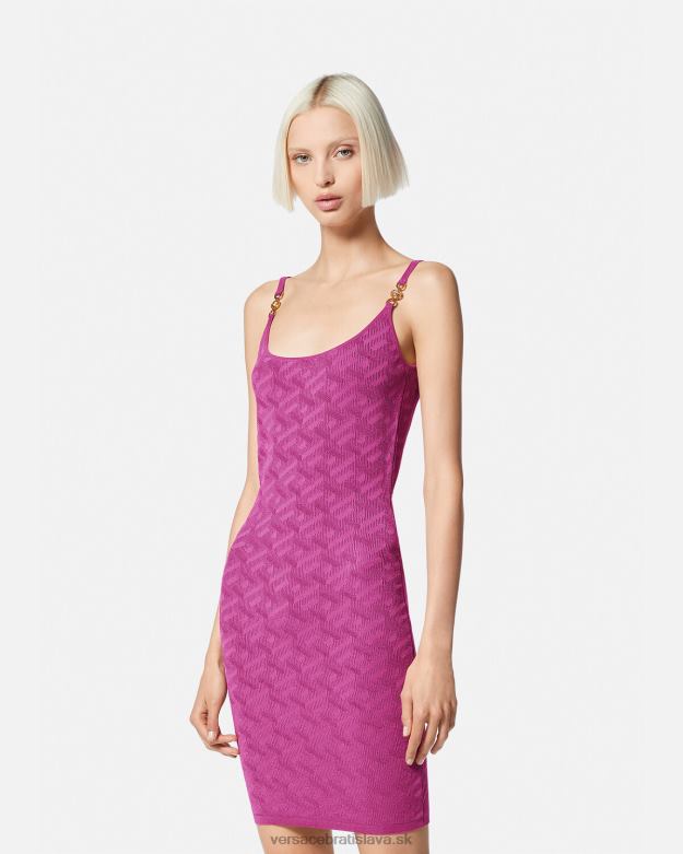oblečenie X8X8P65 Versace minišaty medusa \'95 la greca fuchsiová ženy