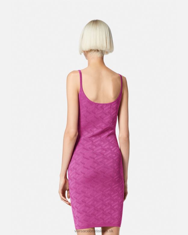 oblečenie X8X8P65 Versace minišaty medusa \'95 la greca fuchsiová ženy